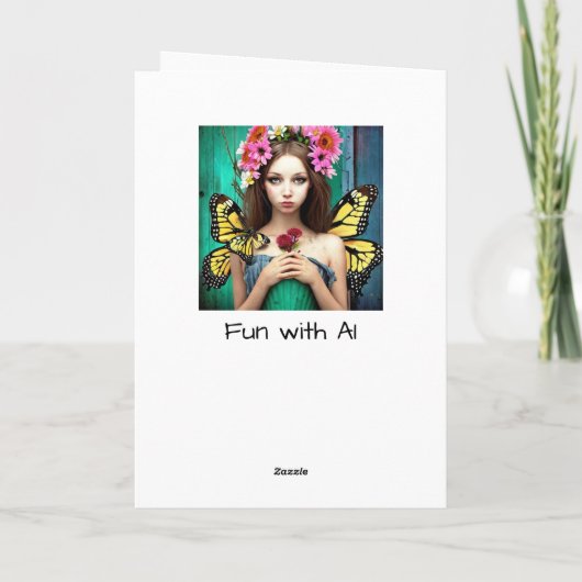 Hopend dat alles goed met je is kaart (Achterkant)