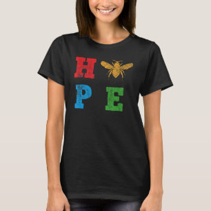 Hopende honingbij imker bijenhouder bijen boer man t-shirt