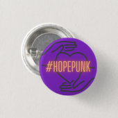 HopePunk Pin Ronde Button 3,2 Cm (Voorkant /achterkant)