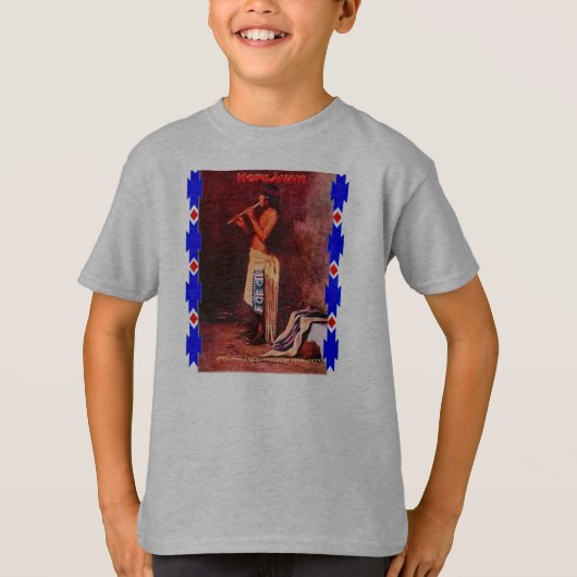 "Hopi Flute Player" T-shirt (Voorkant)