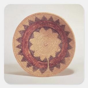 Hopi mand vierkante sticker
