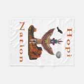 Hopi Nation Fleece Deken (Voorkant (Horizontaal))