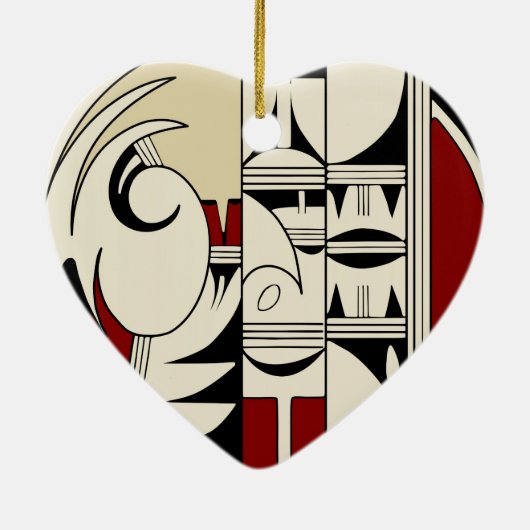 Hopi Pottery 01 Keramisch Ornament (Achterkant)