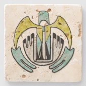 Hopi Pride Indiaanse stam Stenen Onderzetter (Voorkant)