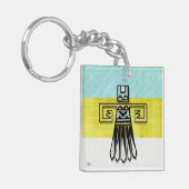 HOPI Pride Native American Tribal Sleutelhanger (Voorkant Links)