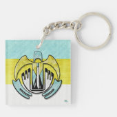 HOPI Pride Native American Tribal Sleutelhanger (Achterkant)