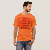 Hopi proverb mannen shirt (Voorkant volledig)