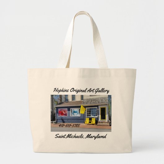 HOPKINS ORIGINEEL ART GROTE TOTE BAG (Voorkant)