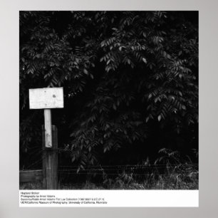 Hopland Station door Ansel Adams Poster