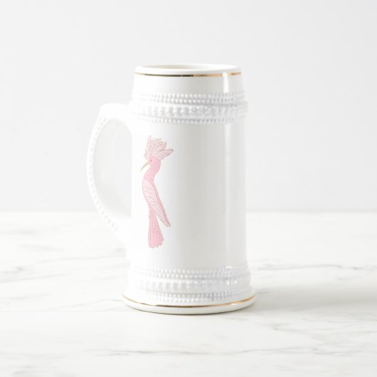 Hopoe rose Mug (Devant gauche)