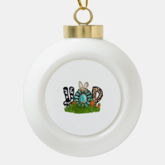 Hoppaasfeest Keramische Bal Ornament