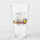 Hoppenigheid is een koud biertje glas (Achterkant)