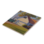 Hopperesque schilderen van Missouri Home Tegeltje (Zijkant)