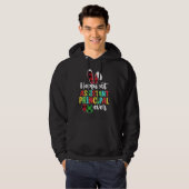 Hoppiest Assistant Principal Ever Bunny Ear Red Pl Hoodie (Voorkant volledig)