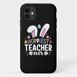 Hoppiest leraar ooit school paashaas eieren iPhone 11 hoesje