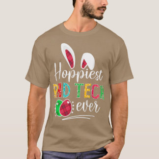 Hoppiest Rad Tech Ever Bunny Ears Buffalo Play Ea T-shirt