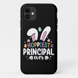 Hoppiest schoolhoofd ooit paashaas eieren iPhone 11 hoesje