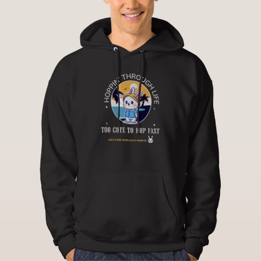 Hoppin’ Through Life Hoodie (Voorkant)