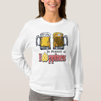 Hoppiness is een koud bier t-shirt
