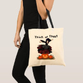 Hopping Hazel Halloween Canvas tas (Voorkant (product))