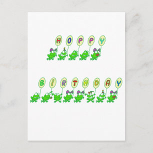 HOPPY BIRTHDAY BRIEFKAART