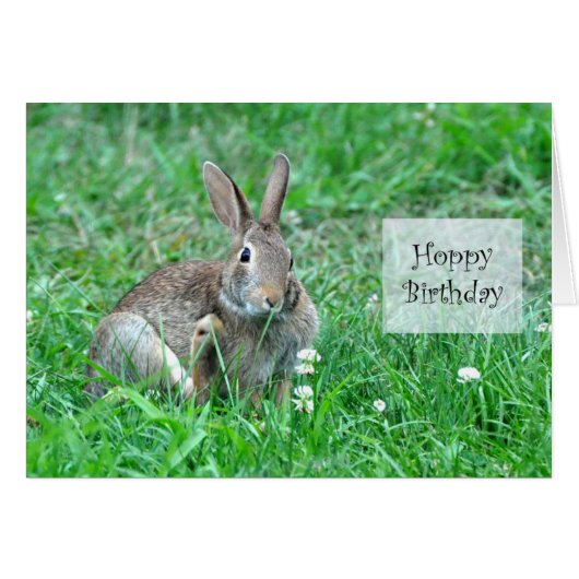 Hoppy Birthday Frameable Kaart (Voorkant Horizontaal)