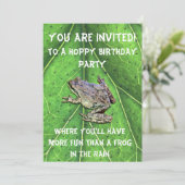 HOPPY BIRTHDAY KAART (Staand voorkant)