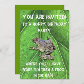 HOPPY BIRTHDAY KAART (Voorkant / Achterkant)