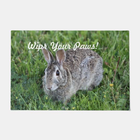 Hoppy Bunny Deurmat (Voorkant)