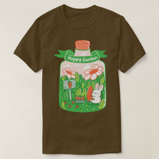 Hoppy Bunny Garden van Tobe Fonseca T-shirt (Design voorkant)