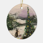 Hoppy Christmas! Keramisch Ornament (Links)