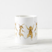 Hoppy Dance Bunnies Koffiemok (Center)