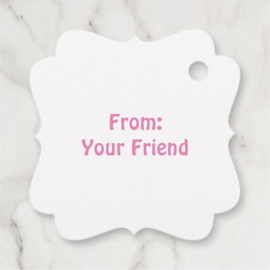 Hoppy Easter Bedankjes Labels (Achterkant)