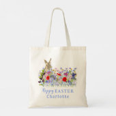 Hoppy Easter Bunny Egg Hunt Custom Tote Bag (Achterkant)