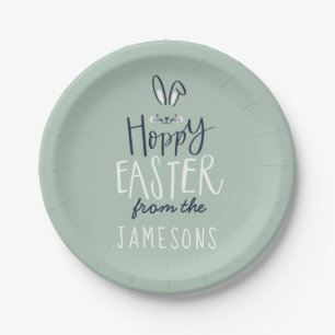 HOPPY EASTER BUNNY PAPIEREN BORDJE