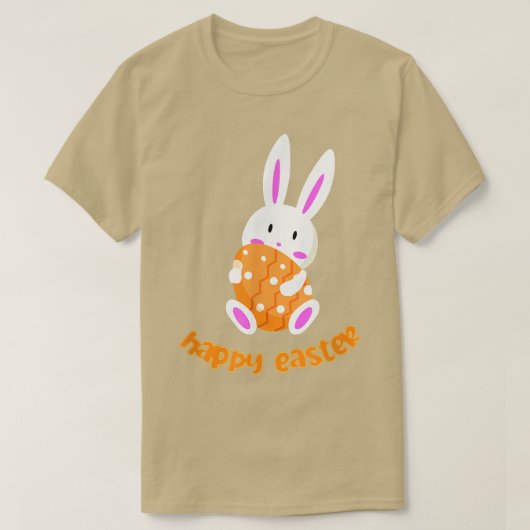 Hoppy Easter Bunny Rabbit T-Shirt (Design voorkant)