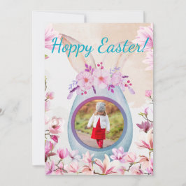 Hoppy Easter egg with photo Kaart