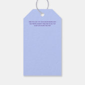 Hoppy Easter Eggs Rabbit Funny Custom Name Gift T Cadeaulabel (Achterkant)