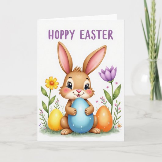 Hoppy Easter Friend Card Kaart (Voorkant)