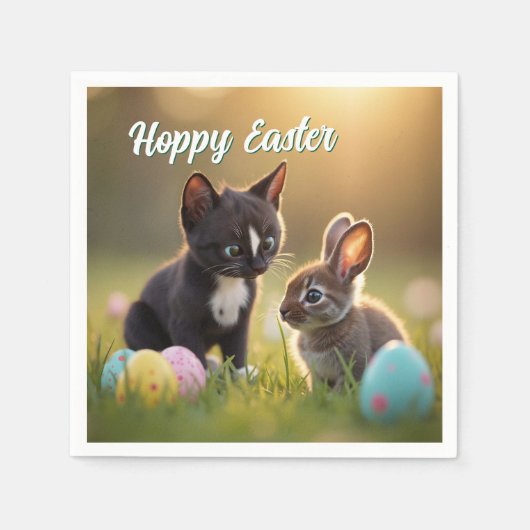 Hoppy Easter Friends Servet (Voorkant)