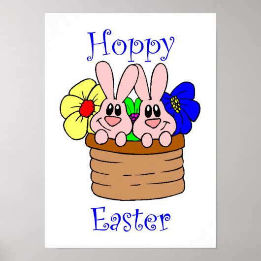 Hoppy Easter Poster (Voorkant)