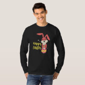 Hoppy Easter Rabbit Egg Hunt Bunny Spring Easter E T-shirt (Voorkant volledig)
