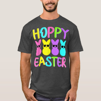 Hoppy Easter Squad Happy Easter Day Cute Bunny Eas T-shirt