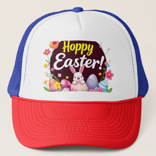 Hoppy Easter Trucker Pet (Voorkant)