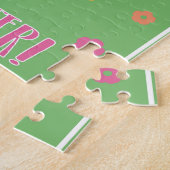 Hoppy Easter word pun cartoon bunny easter Legpuzzel (Zijkant)