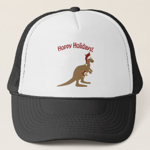 Hoppy Feestdagen! Kerst Kangaroo Trucker Pet