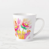 Hoppy Floral Latte Mug (Droite)
