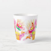Hoppy Floral Latte Mug (Devant)