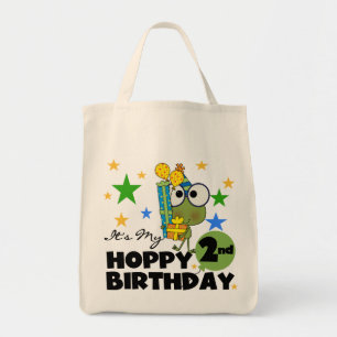 Hoppy Frog 2e verjaardag T-shirts en cadeautjes Tote Bag