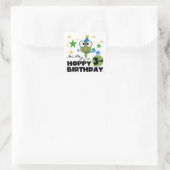 Hoppy Frog 3e verjaardag Tshirts en geschenken Vierkante Sticker (Tas)